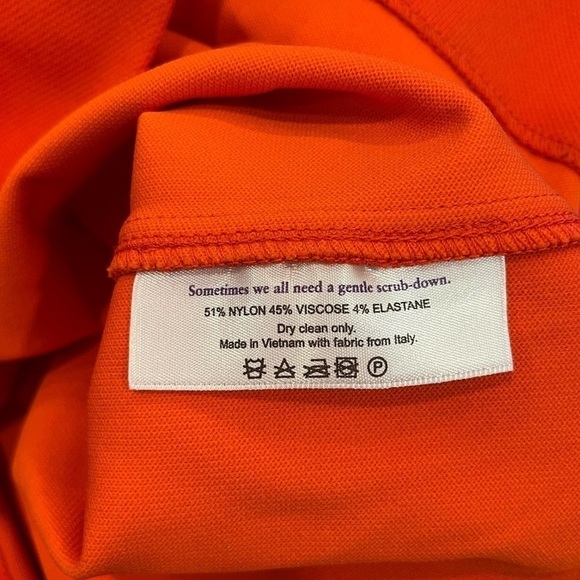 MM LAFLEUR Tangerine Textured Ponte Lydia Dress - Picture 6 of 6